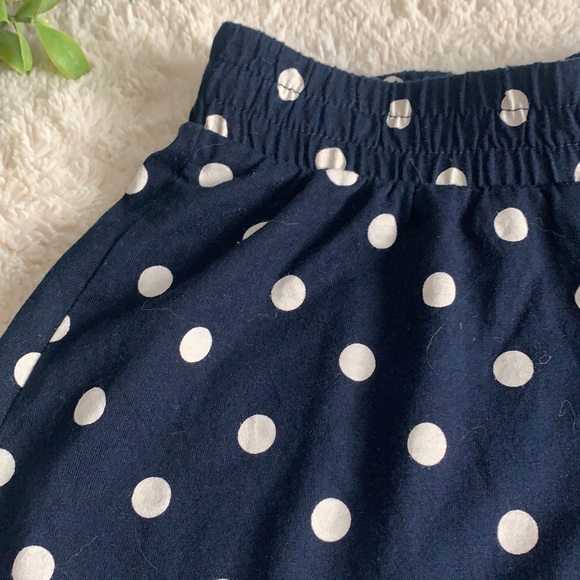 Gap Girls Navy & White Polka Dot Shorts 4/5 EUC - Picture 3 of 7